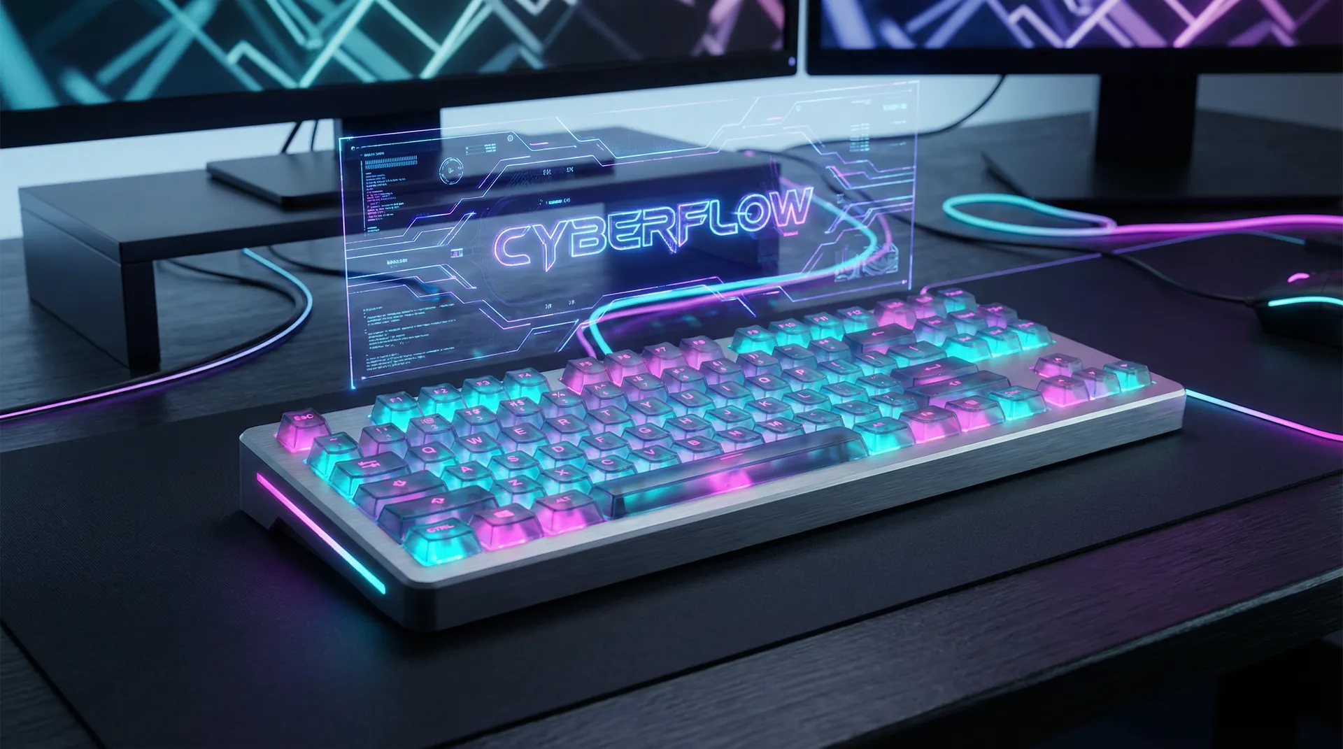 赛博朋克风格机械键盘 - 电竞竞猜 外设评测