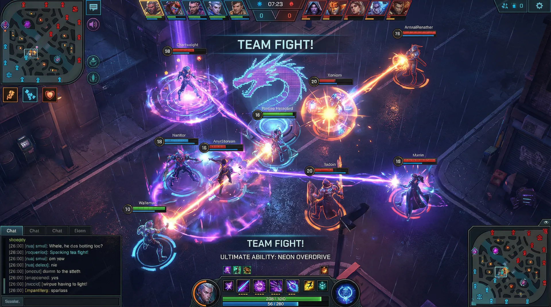 MOBA游戏团战名场面 - 电竞竞猜 高能时刻